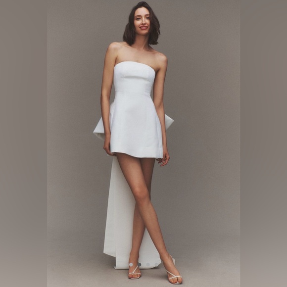 Sachin + Babi Dresses & Skirts - NWT Sachin and Babi Grace Strapless Mini Bow Back Dress - Size 4